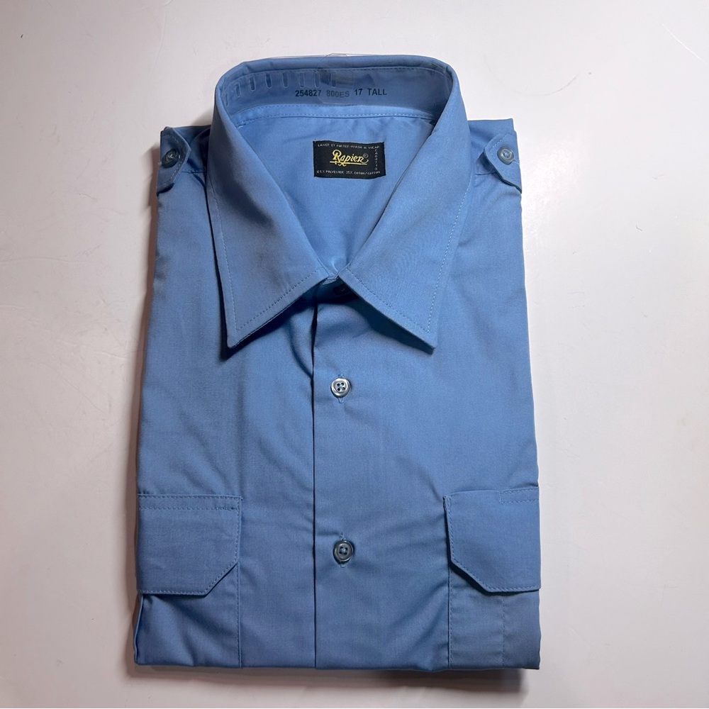 Rapier short sleeve button down shirt. Size 17 Tall.